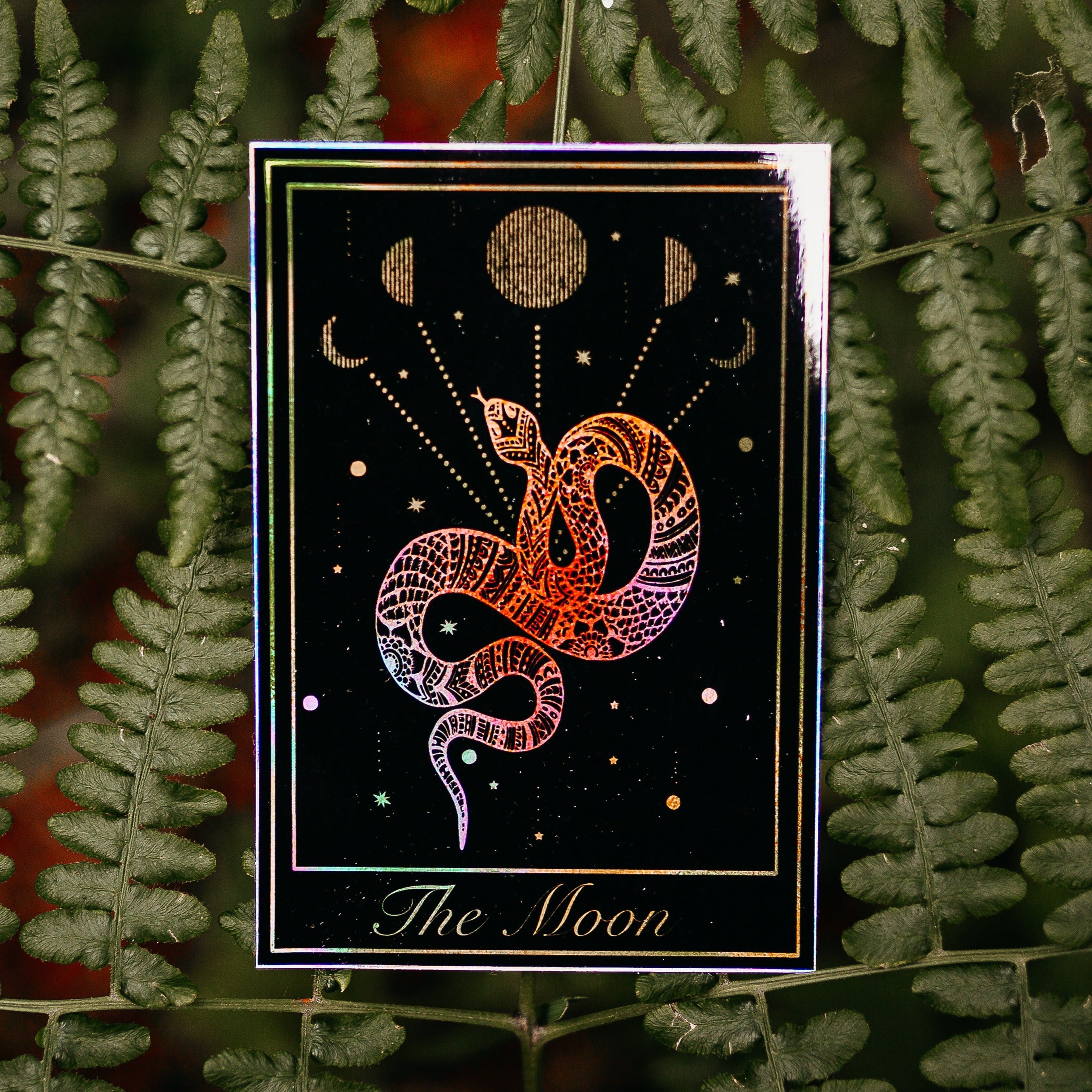 nebulous tarot stickers pt.I holographic die cut vinyl sticker – moonchu