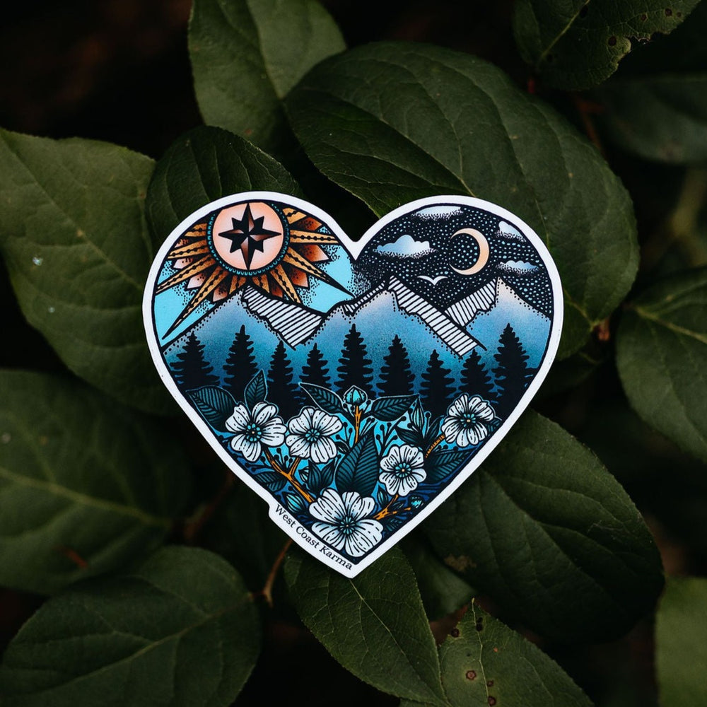 BC Nature Colourful Heart Sticker