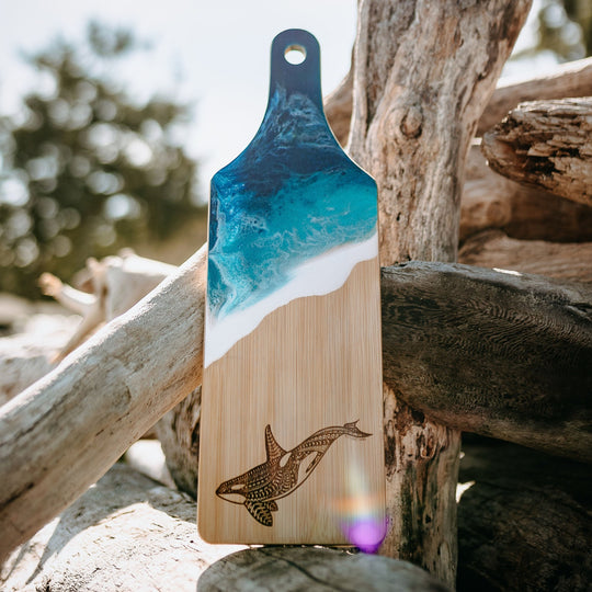 Orca Resin Charcuterie Serving Board