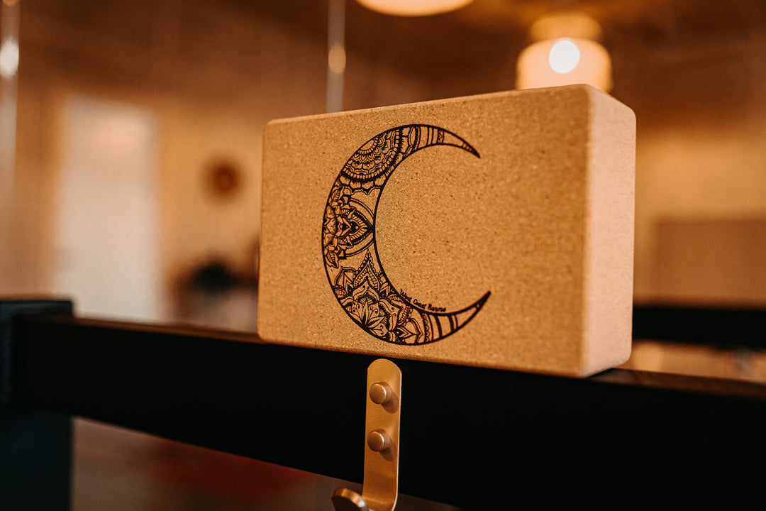 Eco Cork Moon Yoga Block