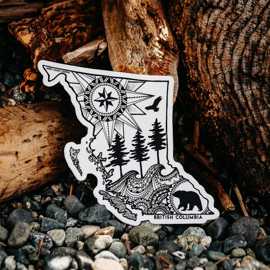 BC Map Sticker