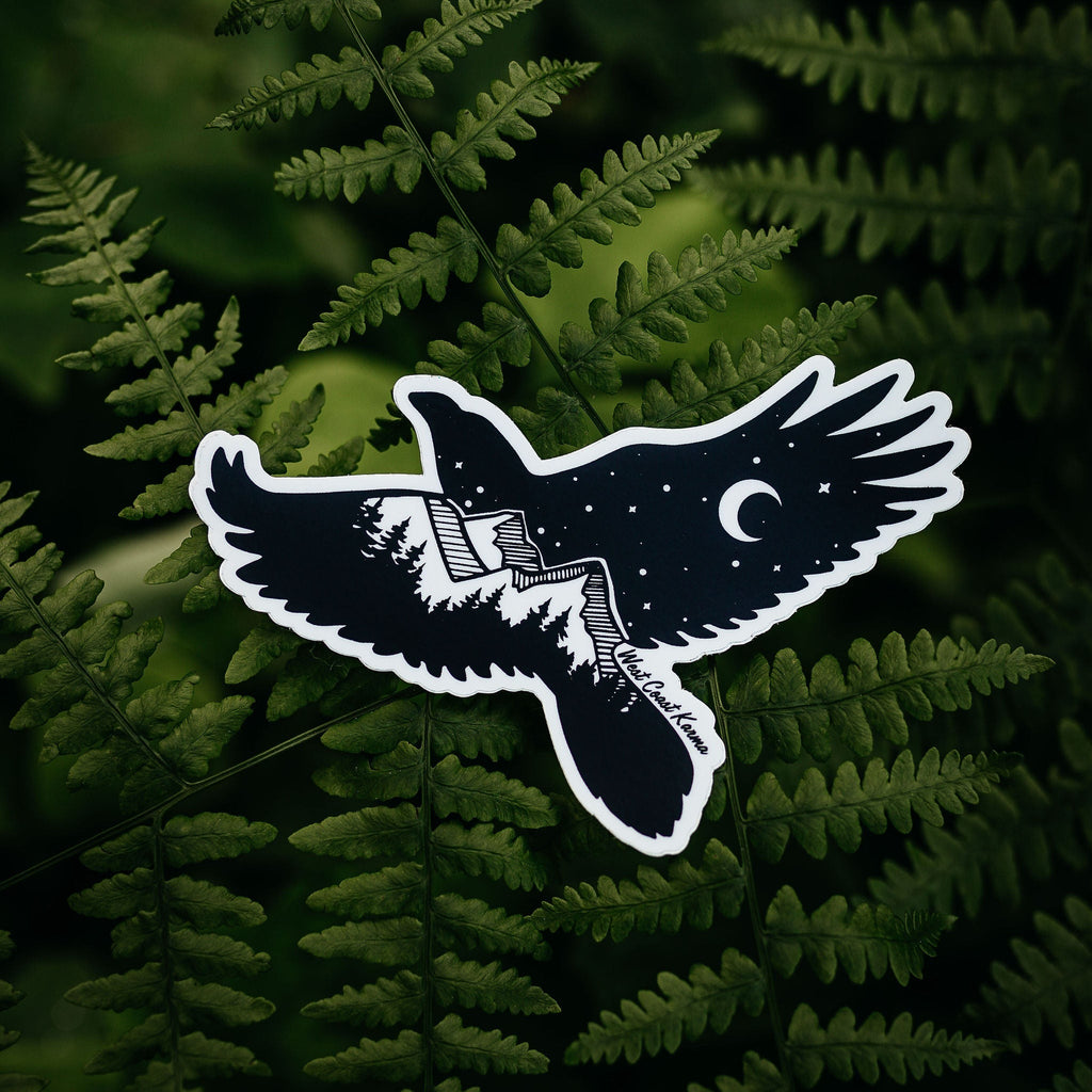 Nature Wolf Vinyl Sticker – West Coast Karma