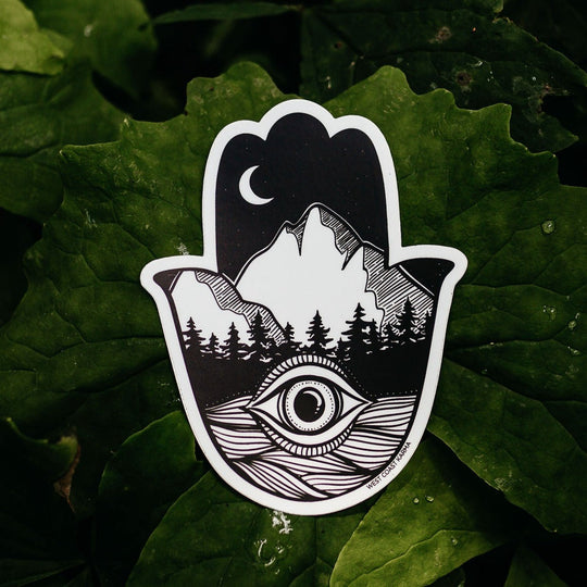 Nature Hamsa Sticker