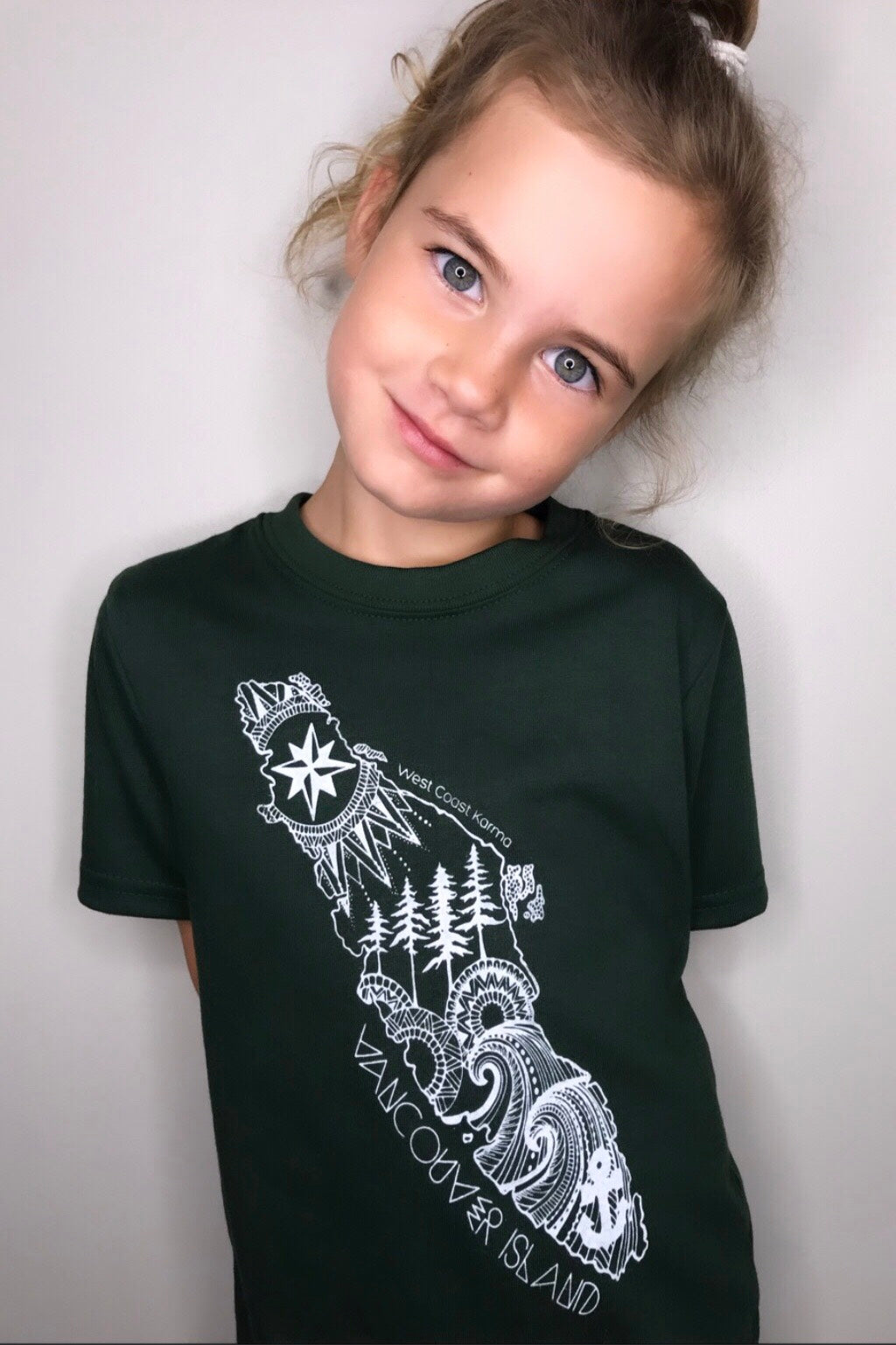 Kids t shirt model sale